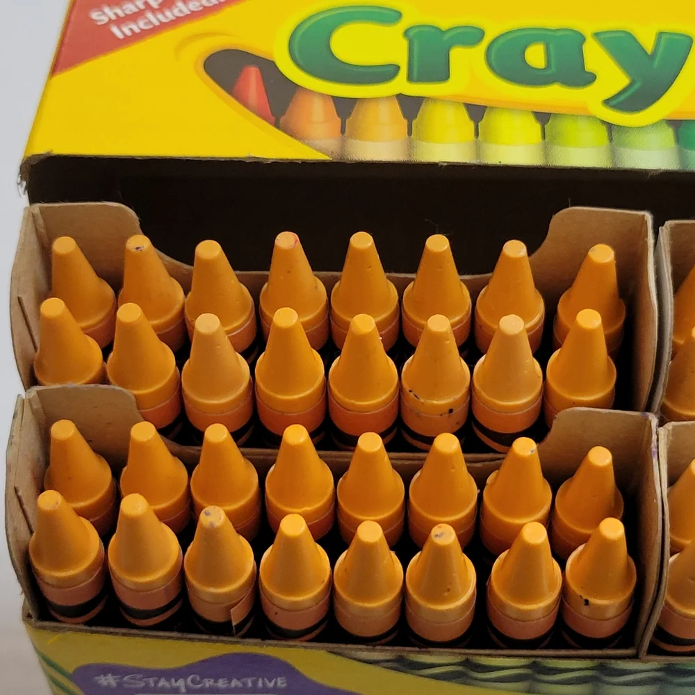 (64)Crayola Crayons (Apricot) Single Color Bulk Lot